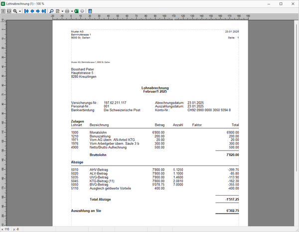 Lohnbuchhaltung Lohnabrechnung